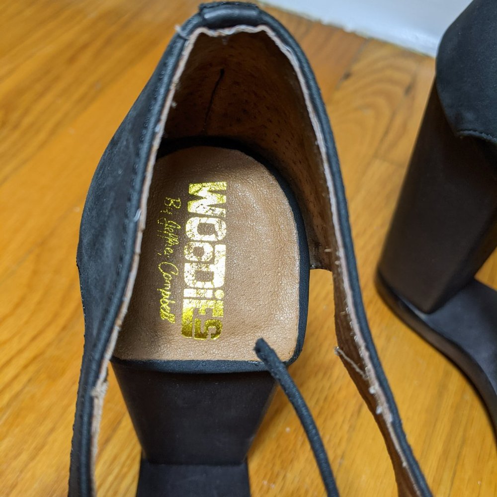 Jeffrey Campbell shankless Benched Woodies High heel size 7 - Picture 7 of 16